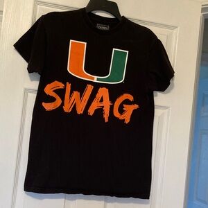 Champs Black Tee with Vibrant Logo